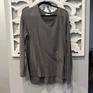 Grey Tunic Long Sleeved Top